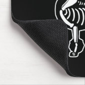 Doodle Dog Skeleton Halloween Doodle Hunde Lover O Mousepad (Ecke)