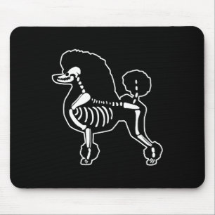 Doodle Dog Skeleton Halloween Doodle Hunde Lover O Mousepad