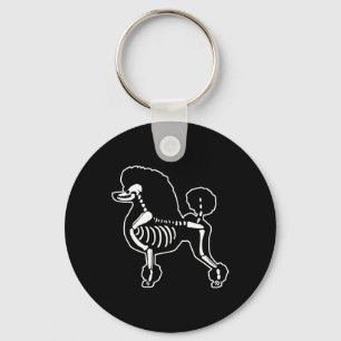Doodle Dog Skeleton Halloween Doodle Hunde Lover O Schlüsselanhänger