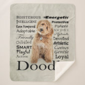 Doodle Dog Tracks Sherpadecke (Vorderseite)