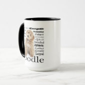 Doodle Dog Tracks Tasse (Vorderseite Links)