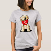 Doodle Dog Valentine T - Shirt (Vorderseite)