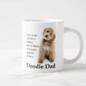 Doodle Dog Vater Jumbo-Tasse (Rechts)
