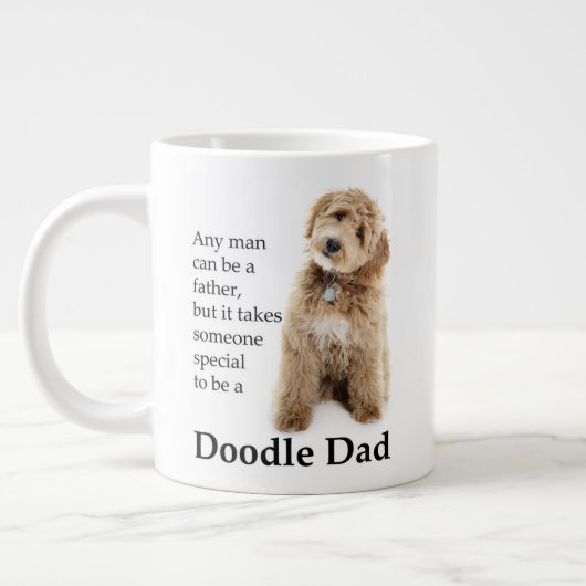 Doodle Dog Vater Jumbo-Tasse (Links)
