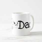 Doodle Dog Vater Kaffeetasse (VorderseiteRechts)