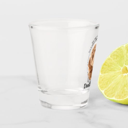 Doodle Dog Vater Schnapsglas (Links)