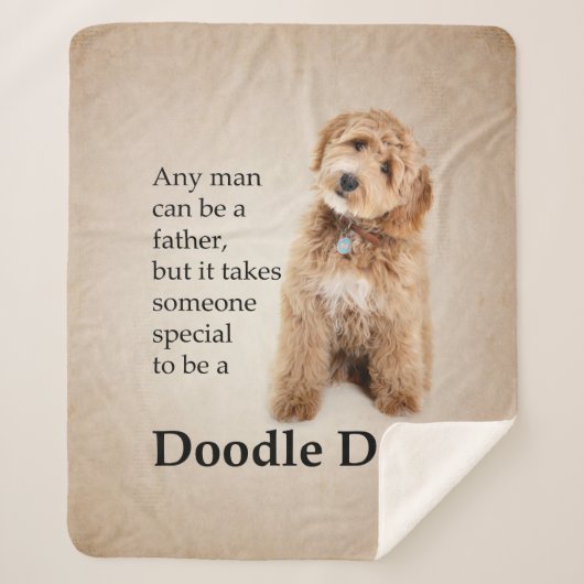Doodle Dog Vater Sherpadecke (Vorderseite)