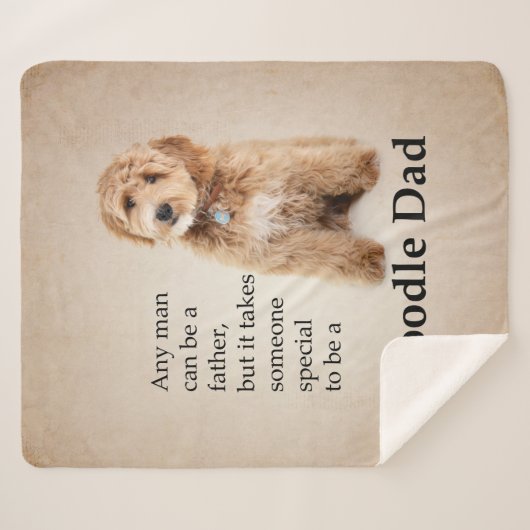 Doodle Dog Vater Sherpadecke (Vorderseite (Horizontal))