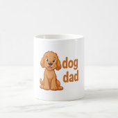 Doodle Dog Vater Tasse mit Niedlichem Hund (Mittel)