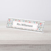 Doodle Doodle Icon Spaß Schreibtischnamensplakette (Vorderseite )