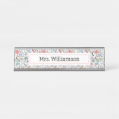 Doodle Doodle Icon Spaß Schreibtischnamensplakette (Vorderseite )