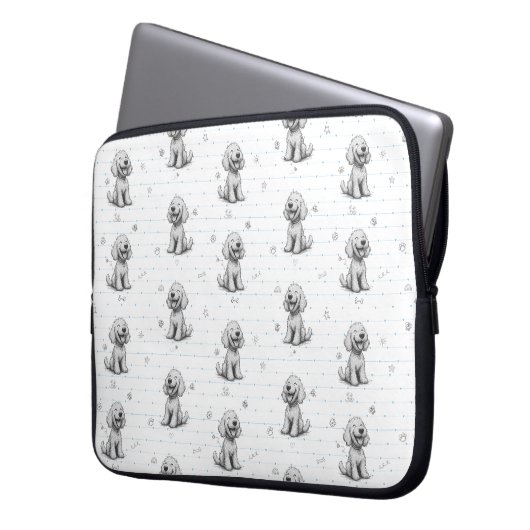 Doodle Doodle Laptop Case (Vorderseite Links)