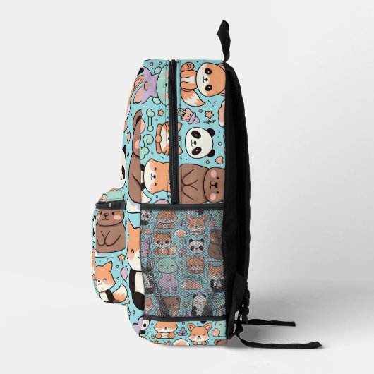 Doodle Dreamscape Bedruckter Rucksack (Rechts)