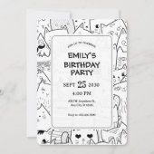 Doodle Einladung (Vorderseite)