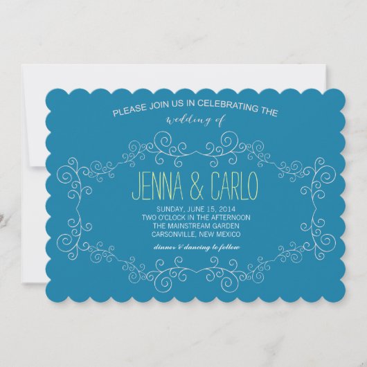 Doodle Einladung (Vorderseite)