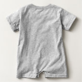 Doodle Elephant. Baby Strampelanzug. Baby T-shirt (Rückseite)