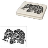 Doodle Elephant Gummistempel (Stempel)