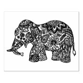 Doodle Elephant Gummistempel (Prägung)