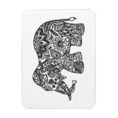 Doodle Elephant Magnet (Vertikal)