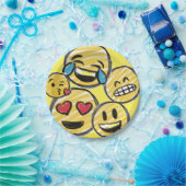 Doodle Emoji Cartoon Zehn Teenager Geburtstag Pappteller (Party)