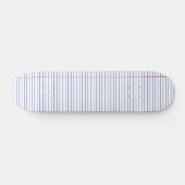 Doodle es dein Selbstpapier Skateboard (Horizontal)