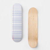 Doodle es dein Selbstpapier Skateboard (Vorderseite)
