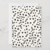 Doodle-Etagentorte Einladung (Rückseite)