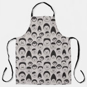 Doodle Faces Schürze (Vorderseite)