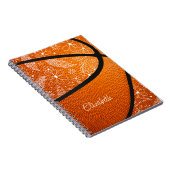 Doodle-Federn paisst Blume Basketball boho Notizblock (Rechte Seite)