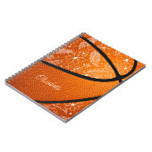 Doodle-Federn paisst Blume Basketball boho Notizblock (Linke Seite)