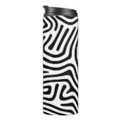 Doodle Fingerprint Thermosbecher (Nach rechts gedreht)
