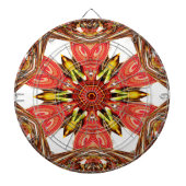 Doodle floral Art Print Dartscheibe (vorne)