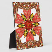 Doodle floral Art Print Fotoplatte (Seite)