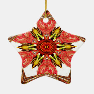 Doodle floral Art Print Keramikornament