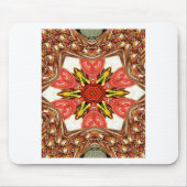 Doodle floral Art Print Mousepad (Vorne)