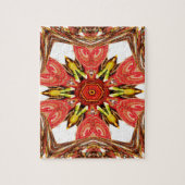 Doodle floral Art Print Puzzle (Vertikal)