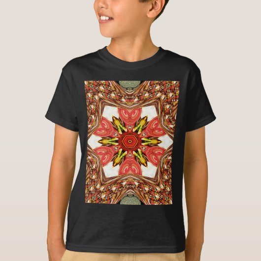 Doodle floral Art Print T-Shirt (Vorderseite)