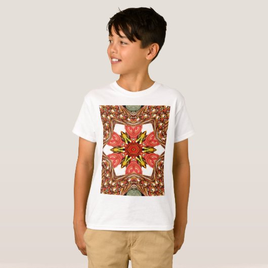 Doodle floral Art Print T-Shirt (Vorne ganz)