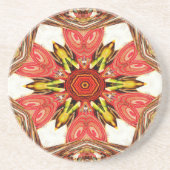 Doodle floral Art Print Untersetzer (Vorne)