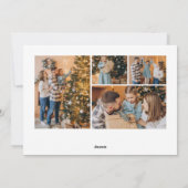 Doodle Foto Frame Foto Urlaubskarte Feiertagskarte (Rückseite)