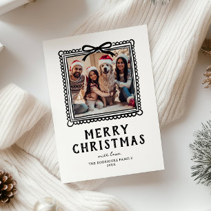 Doodle Foto Rahmen Weihnachten