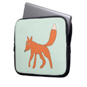 Doodle Fuchs Laptopschutzhülle (Vorderseite Links)