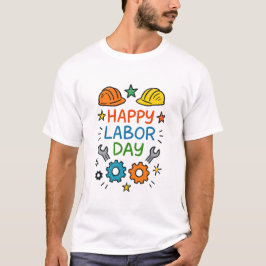 Doodle Fun Labour Day T-Shirt
