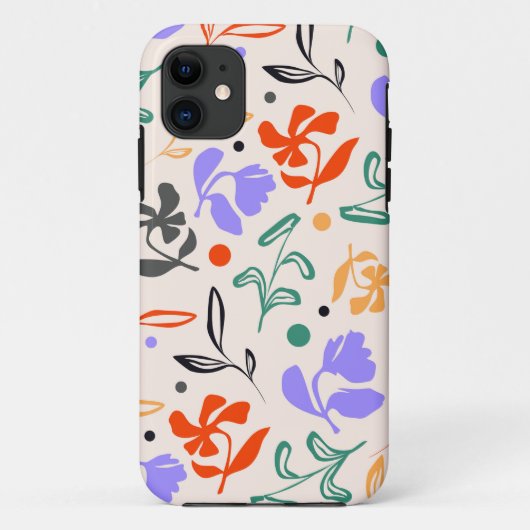 Doodle Garden Case-Mate iPhone Hülle (Rückseite)
