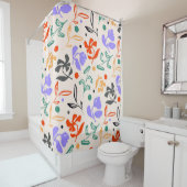 Doodle Garden Duschvorhang (Beispiel)