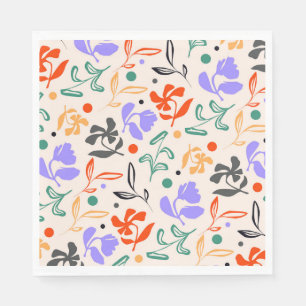Doodle Garden Serviette