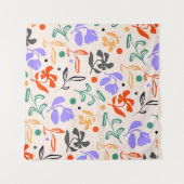 Doodle Garden Wandteppich (Vorderseite (Horizontal))