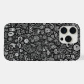 Doodle gefüllt Gehäuse iPhone Hülle (Rückseite (Horizontal))