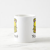 Doodle Gesicht Personalisiert Kaffee Tasse (Mittel)