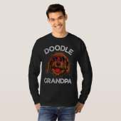 Doodle Grandpa Labradoodle Dog   Father s Day T-Shirt (Vorne ganz)